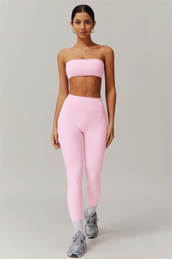 The Essence Sports Bra Leggings 2-Piece Set Vanilla