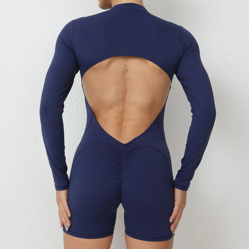 Essential Open Back Scrunch Romper