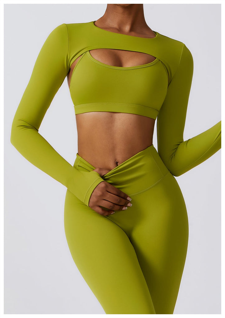 Thea Crop 3 Pieces Leggings Set