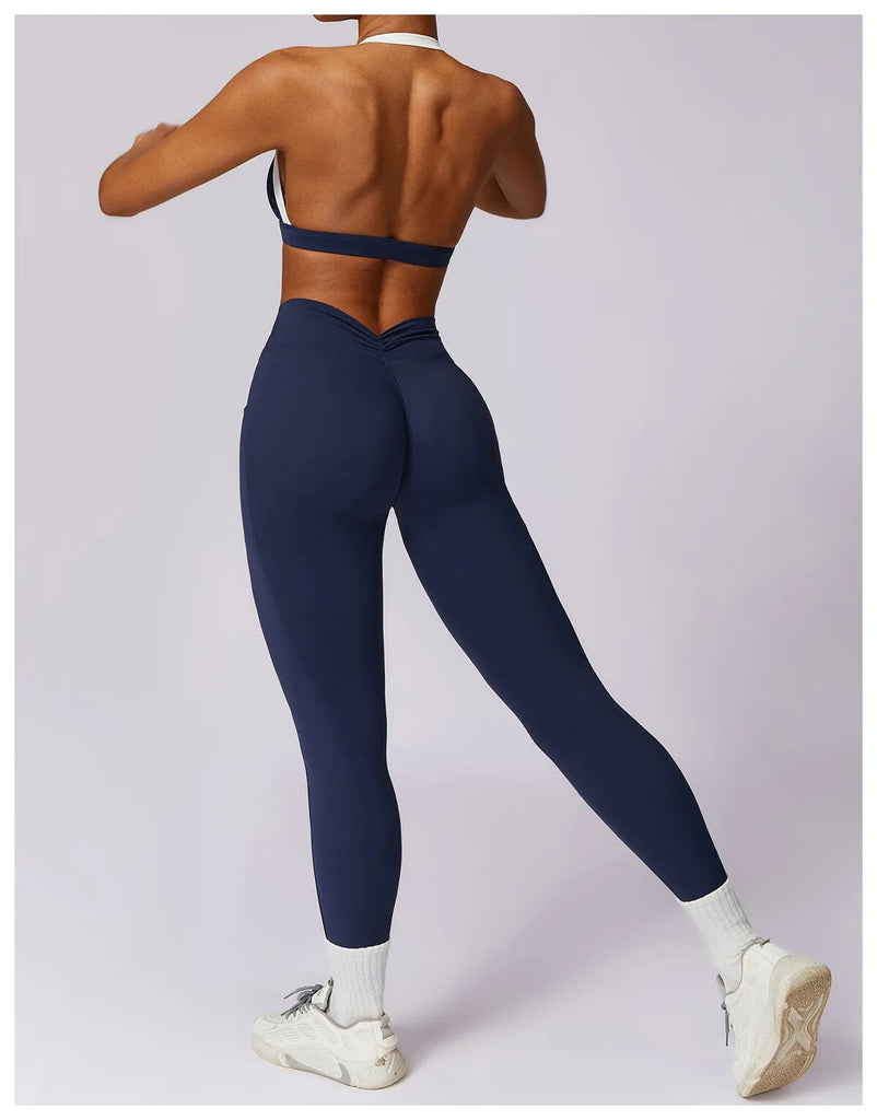 Noelle Contrast Top & Leggings Set