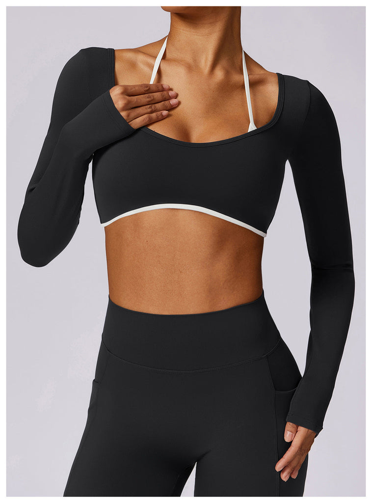 Noelle Contrast Longsleeve Top