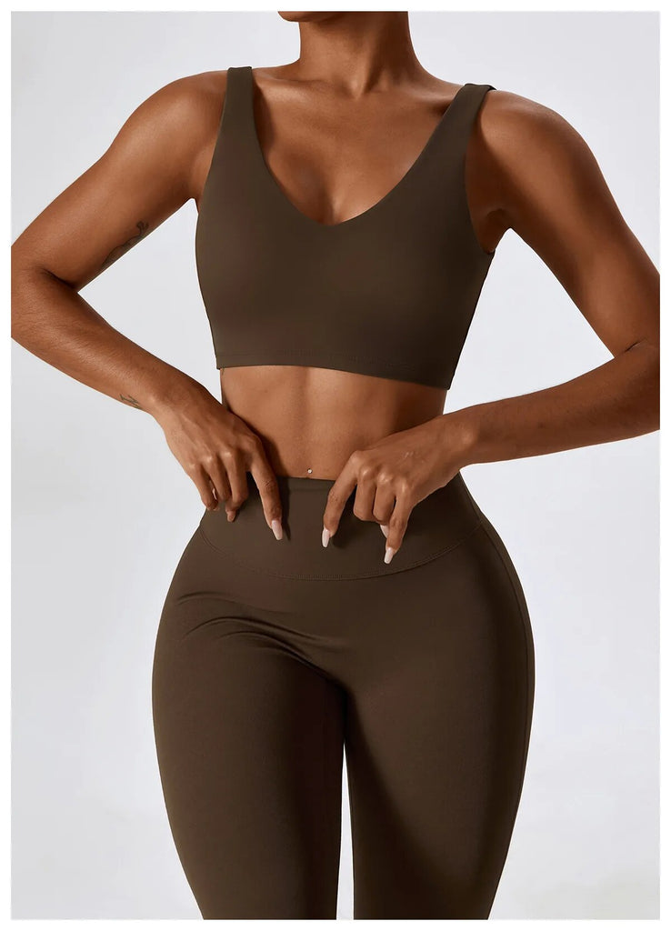 Daisy V Crop Top & Flared Set