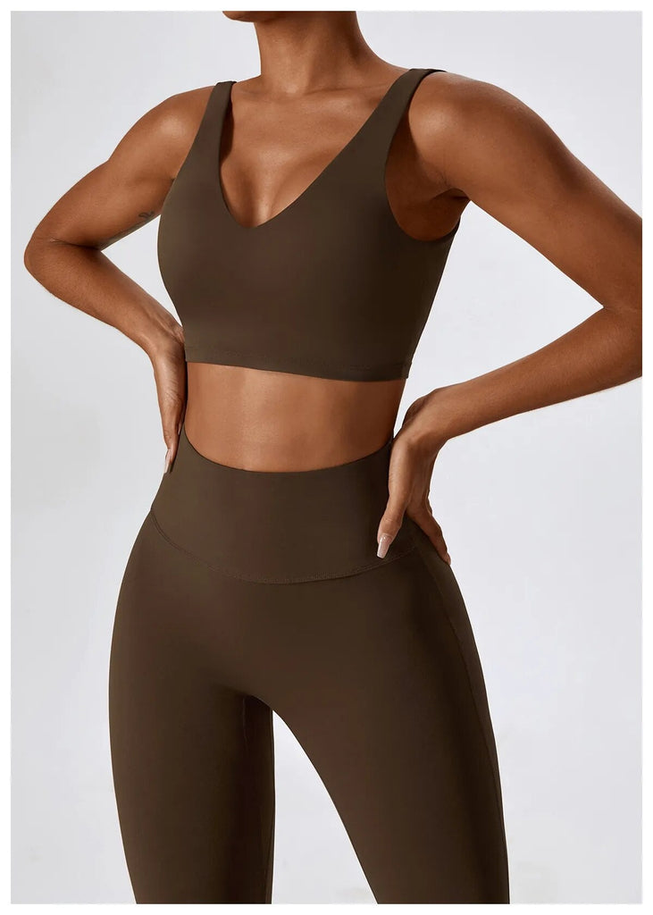 Daisy V Crop Top & Flared Set