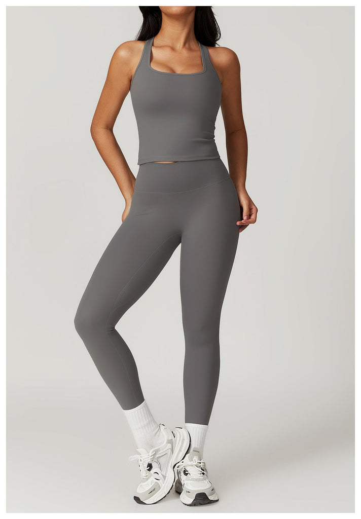 Talia Tank Top & Leggings Set Graphite