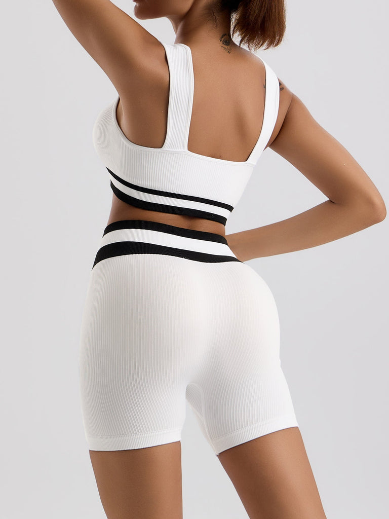 Pamela Ribbed Top & Shorts Set