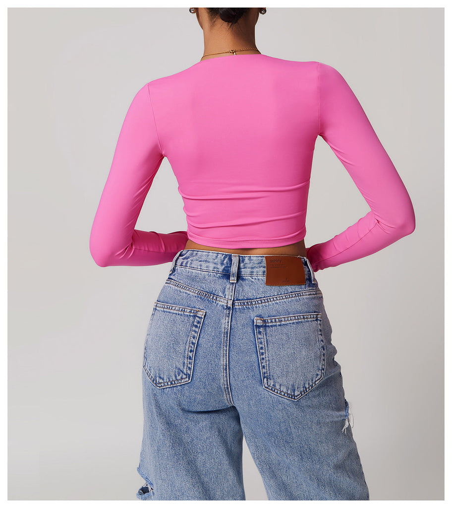 Amy Square Cut Longsleeve Top