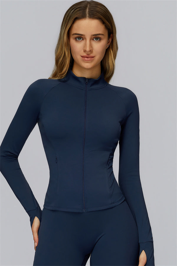 The FlexCore Zip Jacket Cobalt