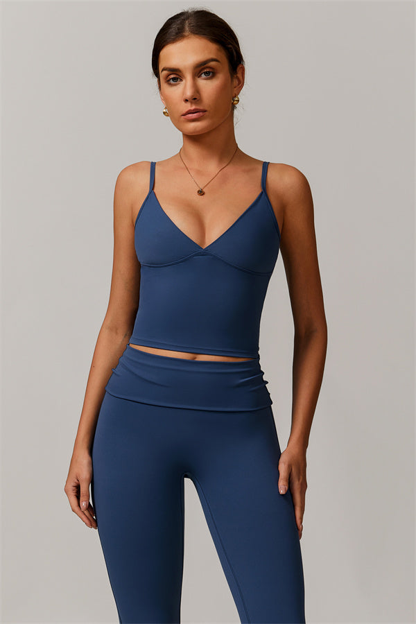 The Vigor Tank Top Leggings 2-Piece Set Cobalt