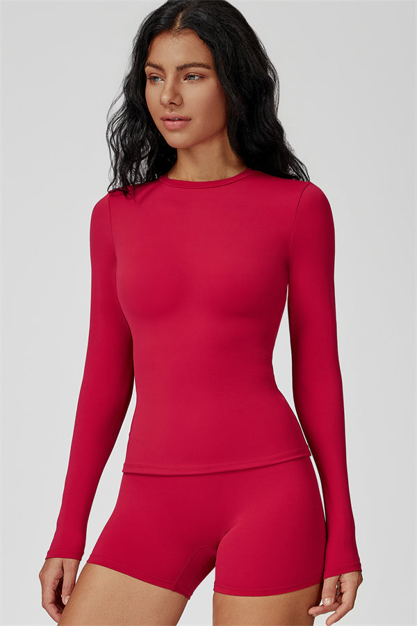 The Oasis Long Sleeve T-shirt Shorts 2-Piece Set