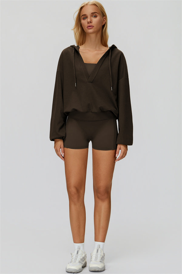 The Fyra V-Neck Hoodie