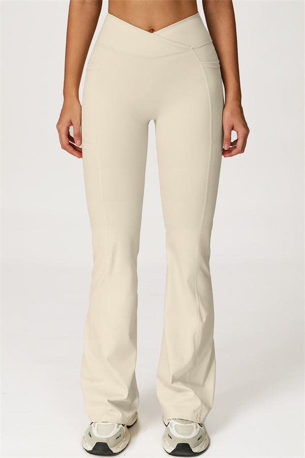 The Glacier Crop Tank Flared Leggings 2-Piece Set