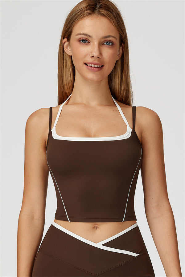 The Radiant Crop Top Bistre