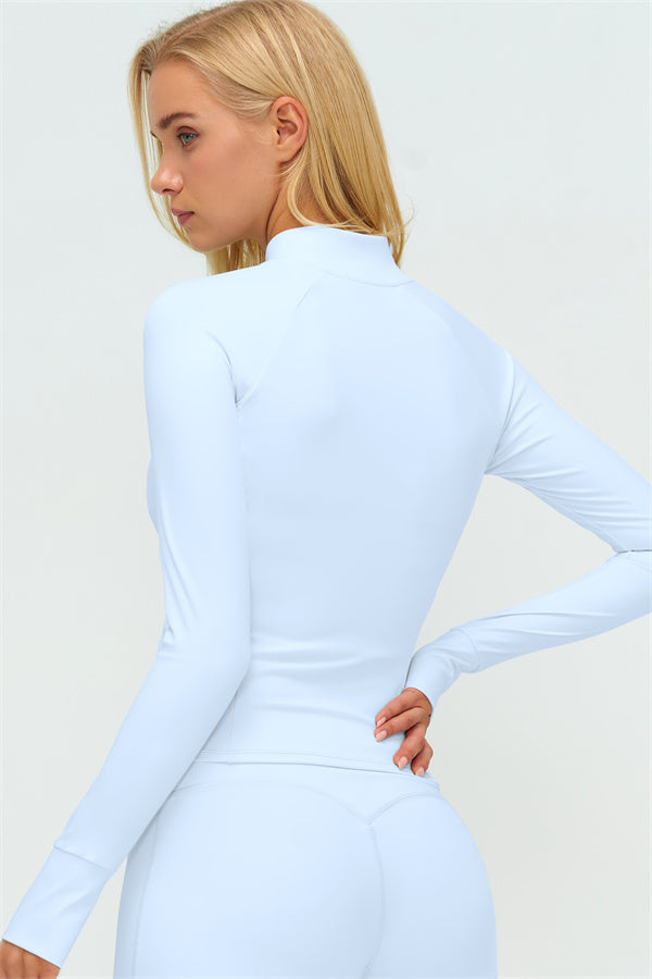 The Twirl Zip Jacket Halter Tank Top Leggings 3-Piece Set