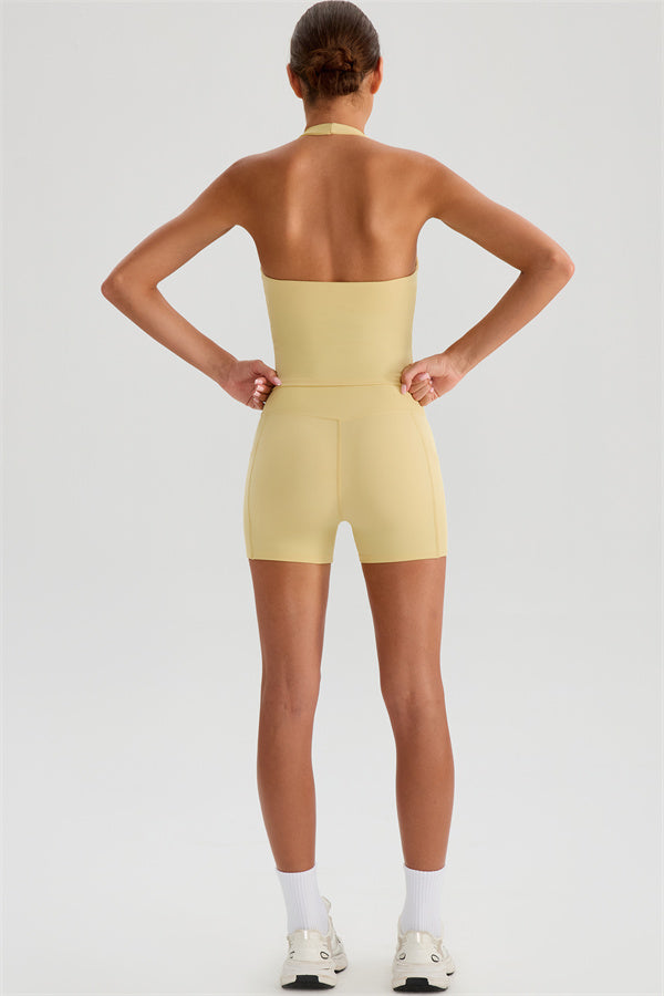 The Glee Halter Tank Top Shorts 2-Piece Set