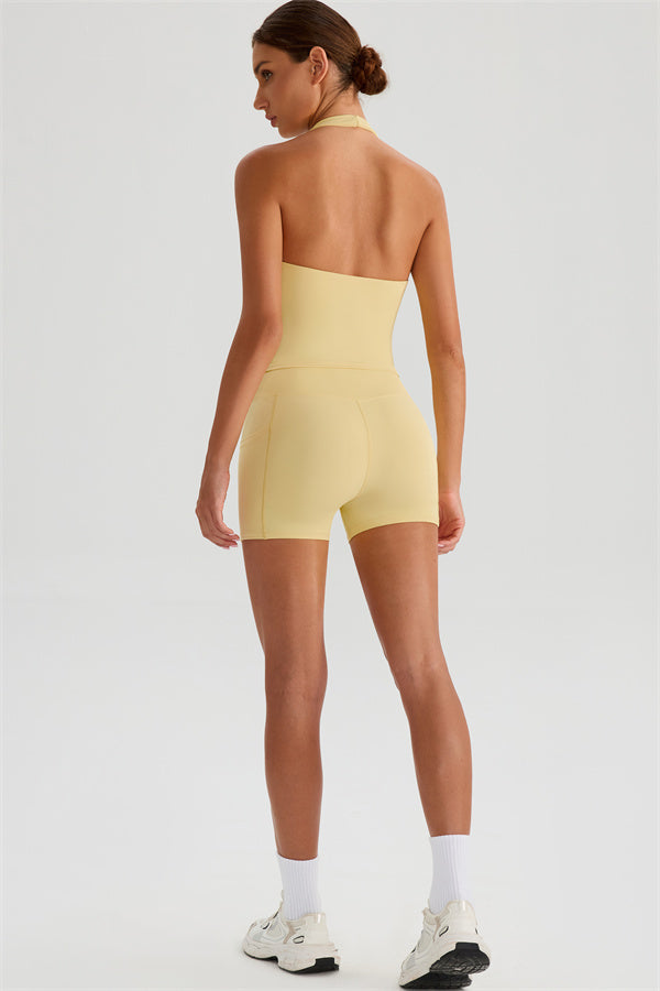 The Glee Halter Tank Top Shorts 2-Piece Set