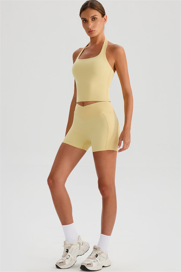 The Glee Halter Tank Top Shorts 2-Piece Set