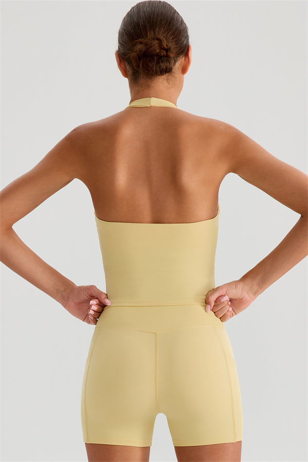 The Glee Halter Tank Top Shorts 2-Piece Set Julep