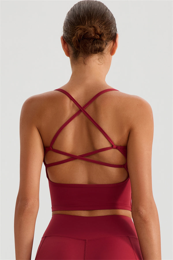 The Glee Tank Top Burgundy