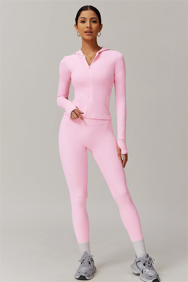 The Essence Jacket Leggings 2-Piece Set Vanilla