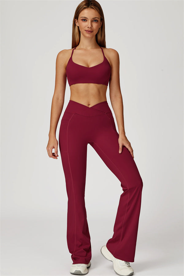 The Propel Sports Bra Flared Leggings 2-Piece Set