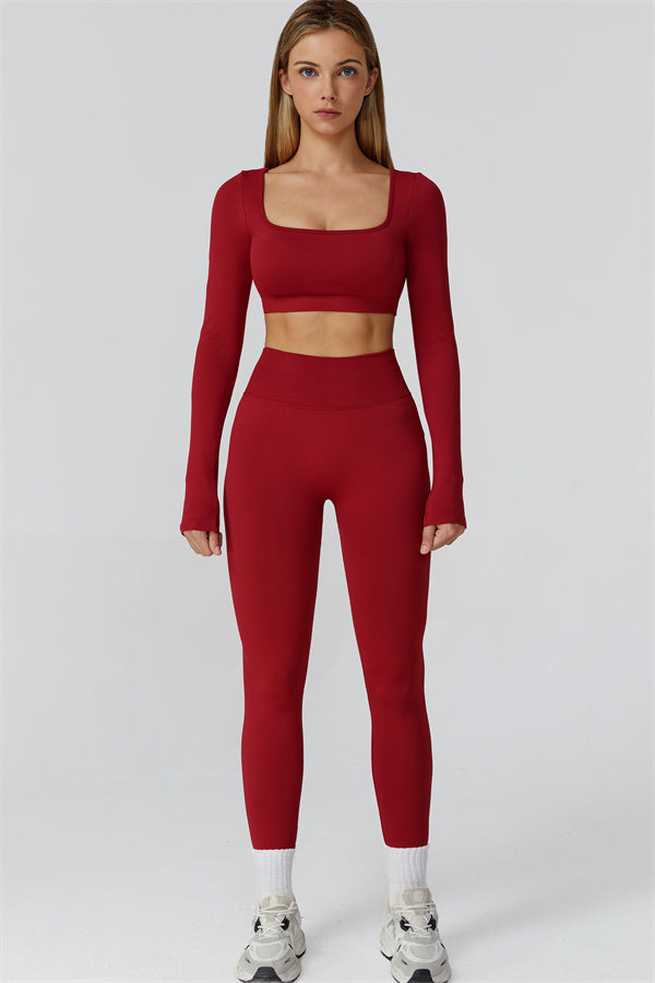 The Reign Long Sleeve Crop Top