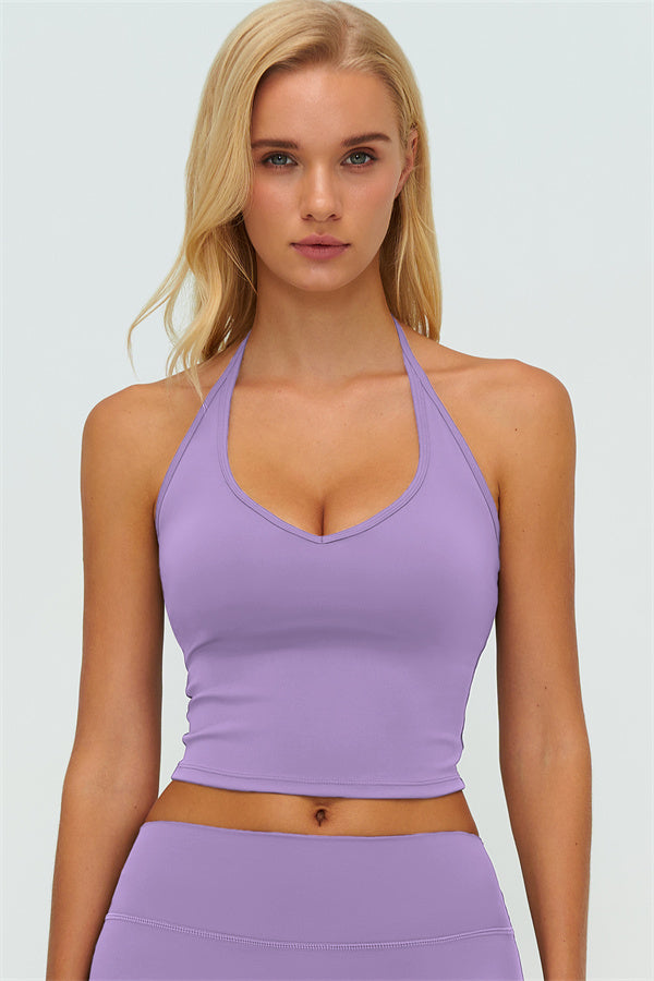 The Twirl Zip Jacket Halter Tank Top Leggings 3-Piece Set