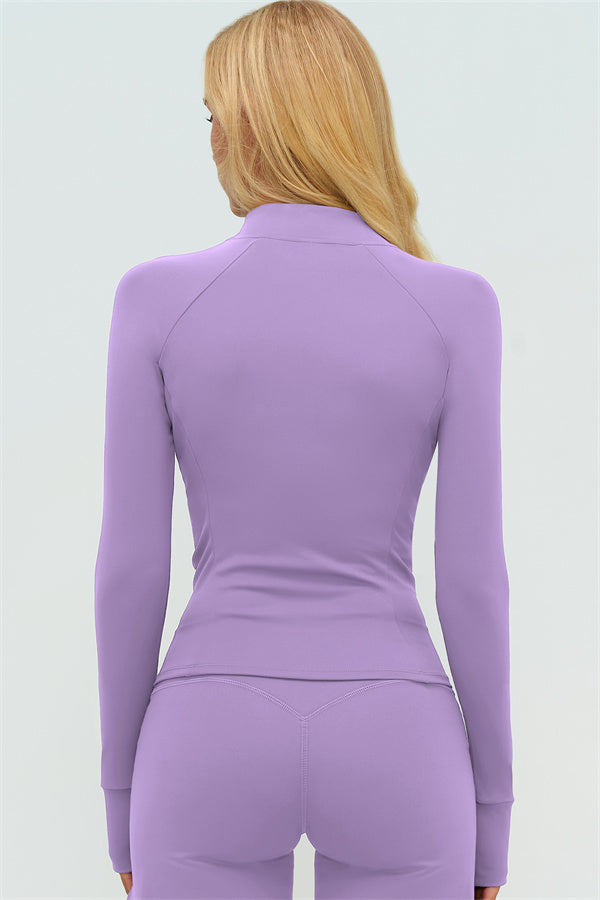 The Twirl Zip Jacket Halter Tank Top Leggings 3-Piece Set