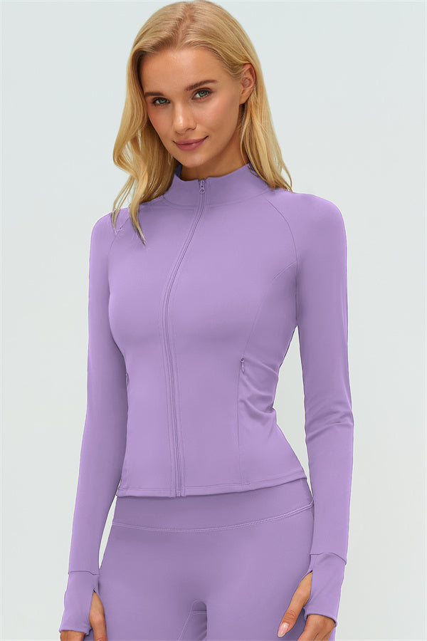 The Twirl Zip Jacket Halter Tank Top Leggings 3-Piece Set