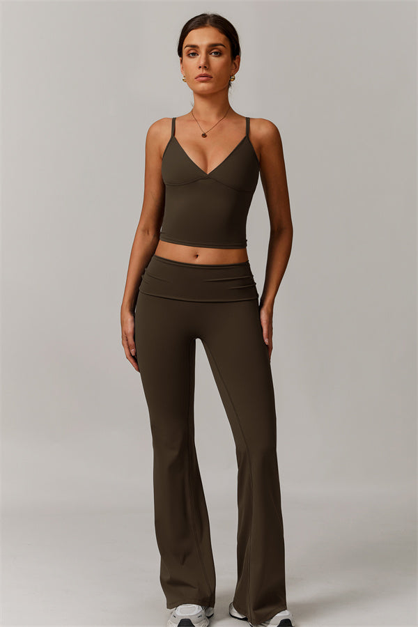 The Vigor Tank Top Flared Leggings 2-Piece Set