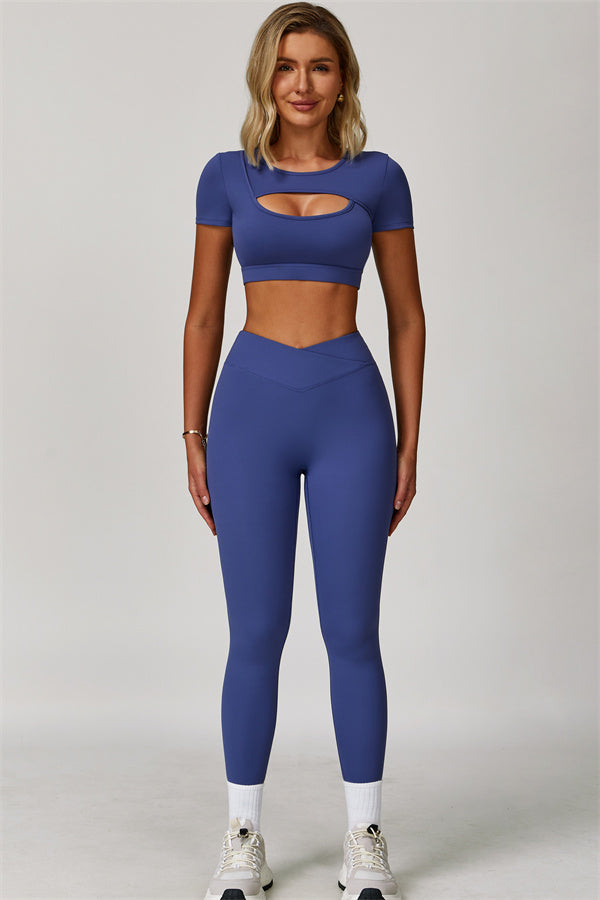 The Lavish Cut-out Crop Top