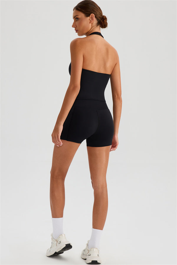 The Glee Halter Tank Top Shorts 2-Piece Set