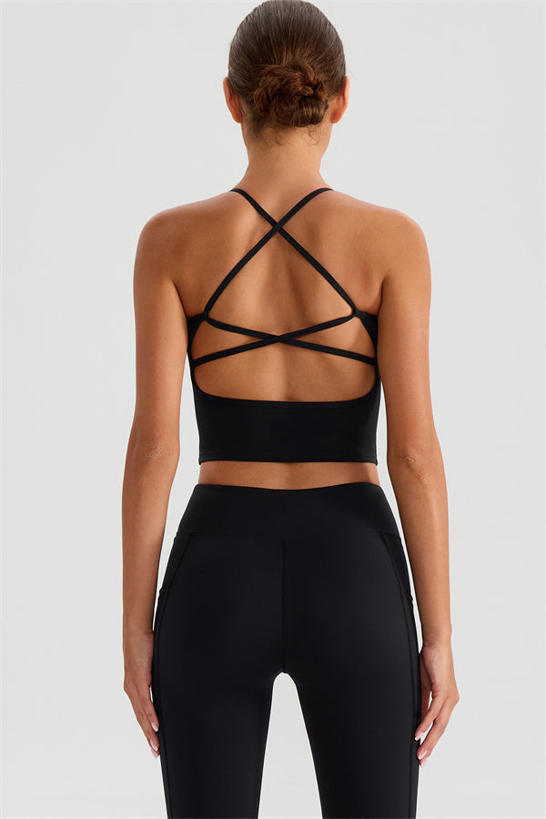 The Glee Tank Top Leggings 2-Piece Set Black