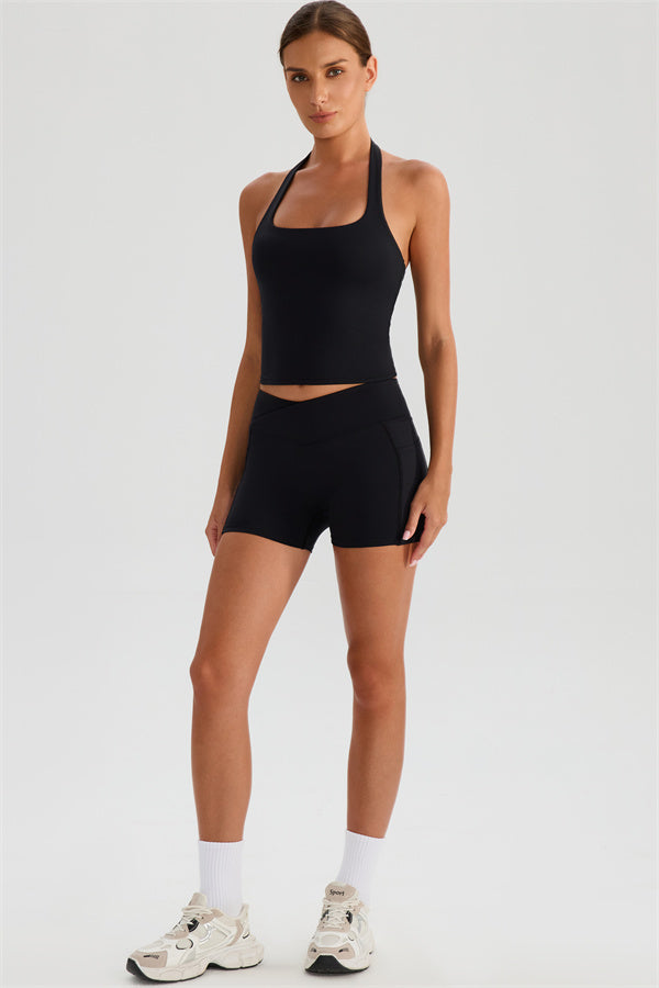 The Glee Halter Tank Top Shorts 2-Piece Set