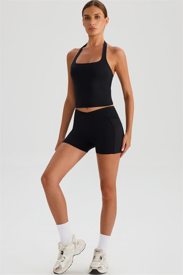 The Glee Halter Tank Top Shorts 2-Piece Set