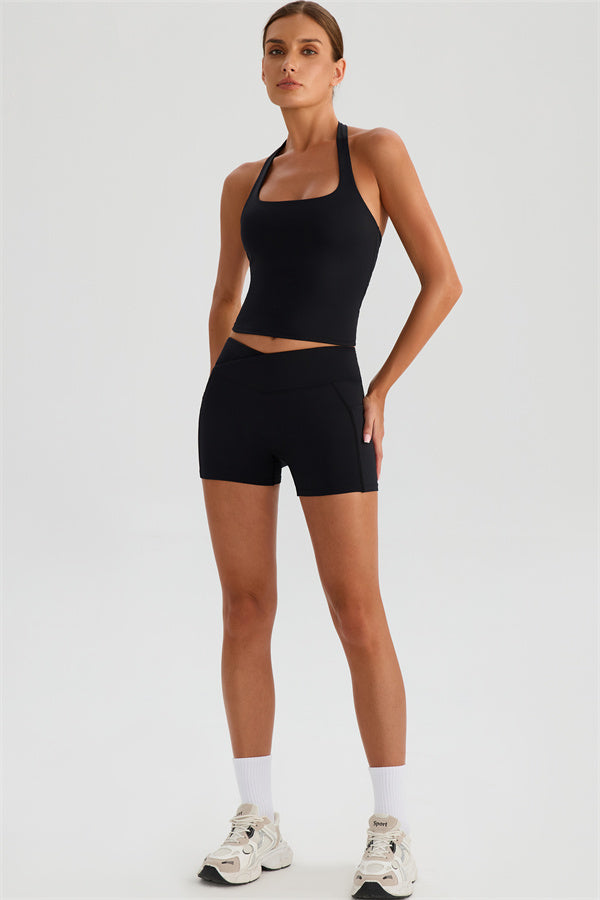 The Glee Halter Tank Top Shorts 2-Piece Set