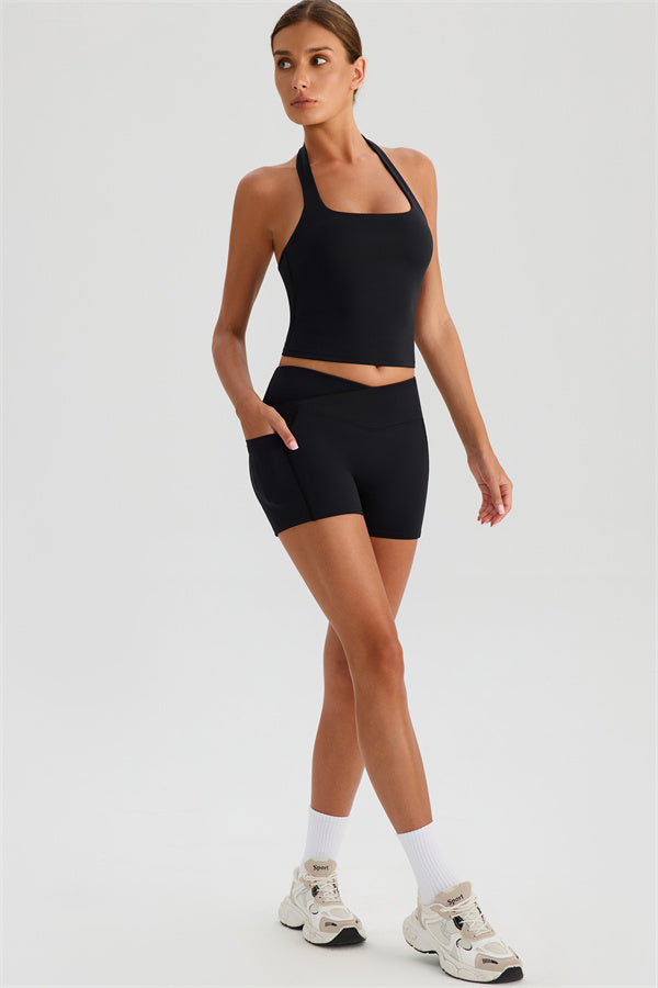 The Glee Halter Tank Top Shorts 2-Piece Set