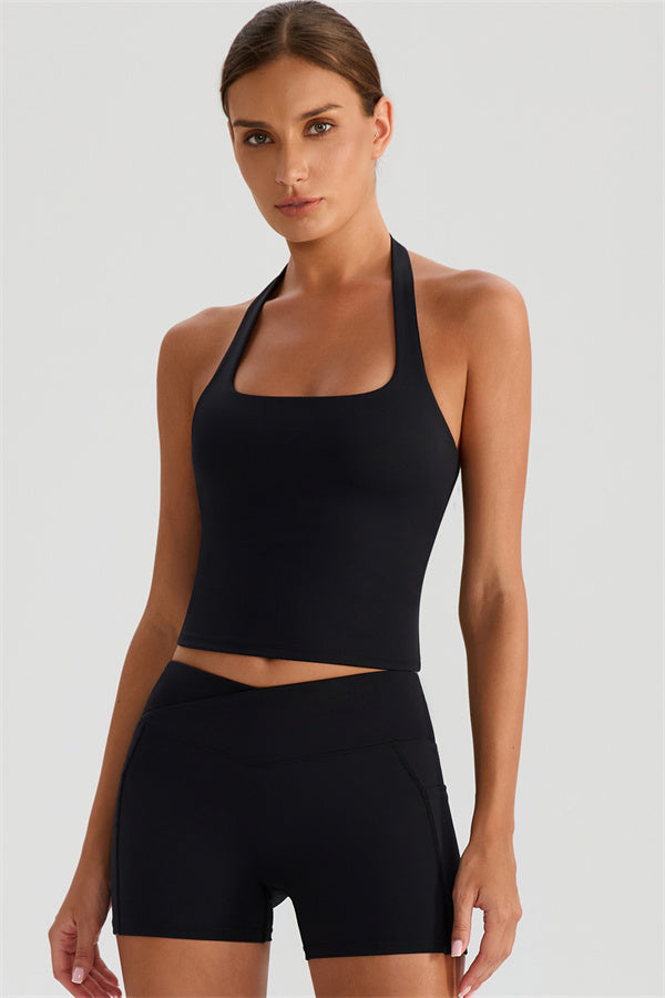 The Glee Halter Tank Top Shorts 2-Piece Set