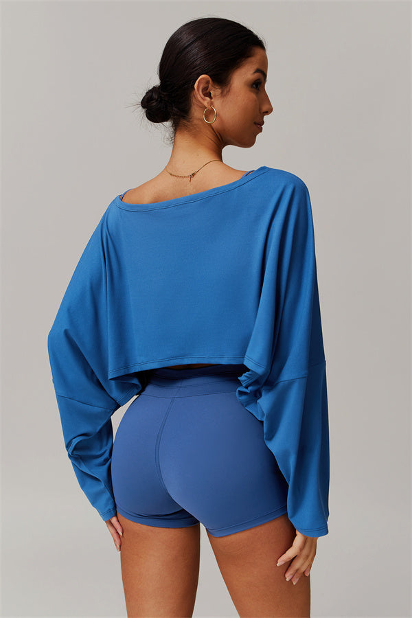 The Resonate Drift Cropped Pullover Shorts 2-Piece Set