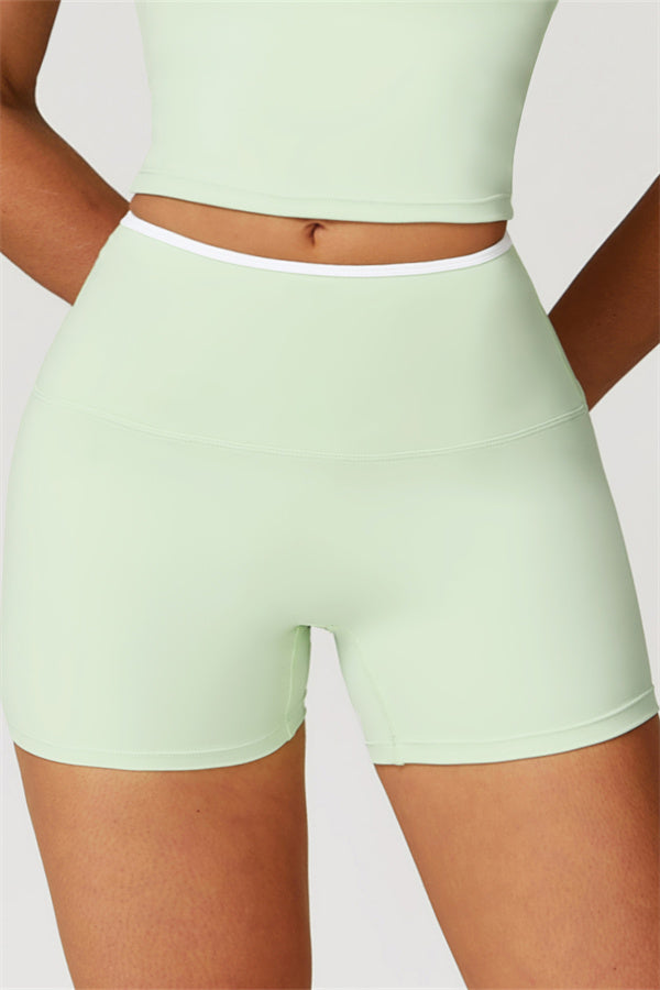 The Quest Cross Back Crop Top Shorts 2-Piece Set