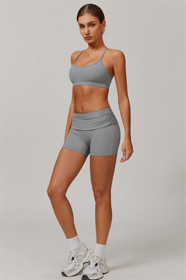 The Juno Star Sports Bra Shorts 2-Piece Set