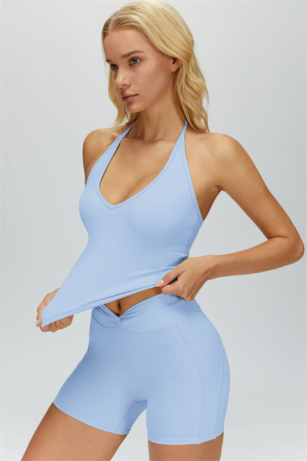 The Dreamy Crop Top Shorts 2-Piece Set