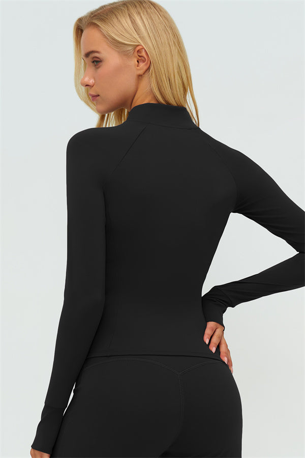 The Twirl Zip Jacket Halter Tank Top Leggings 3-Piece Set