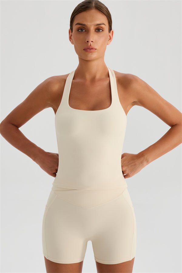 The Glee Halter Tank Top Shorts 2-Piece Set