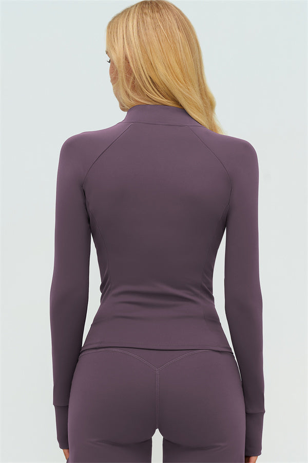 The Twirl Zip Jacket Halter Tank Top Leggings 3-Piece Set