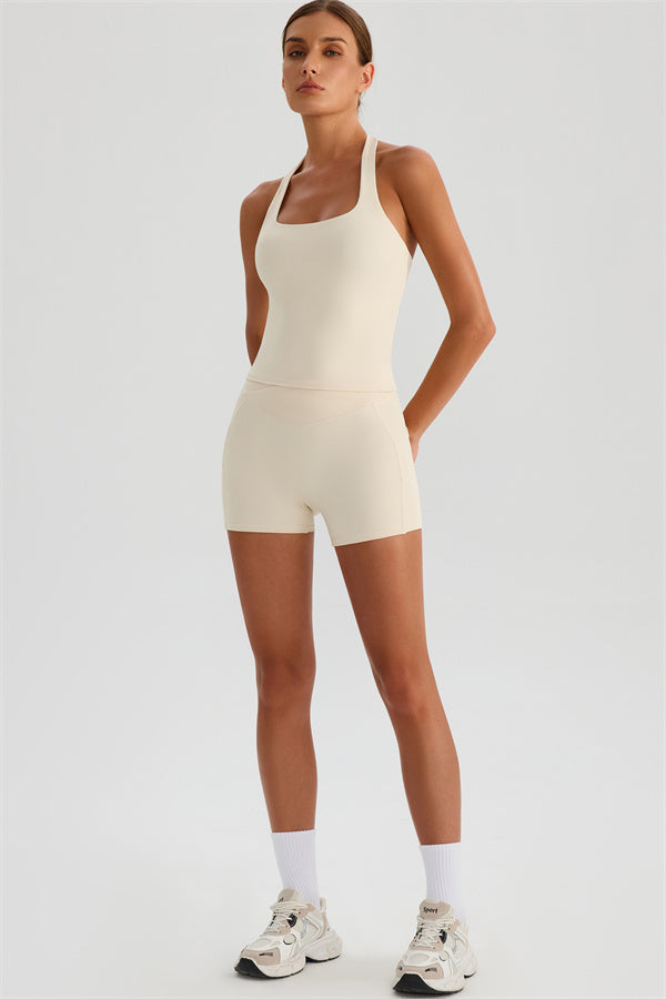 The Glee Halter Tank Top Shorts 2-Piece Set