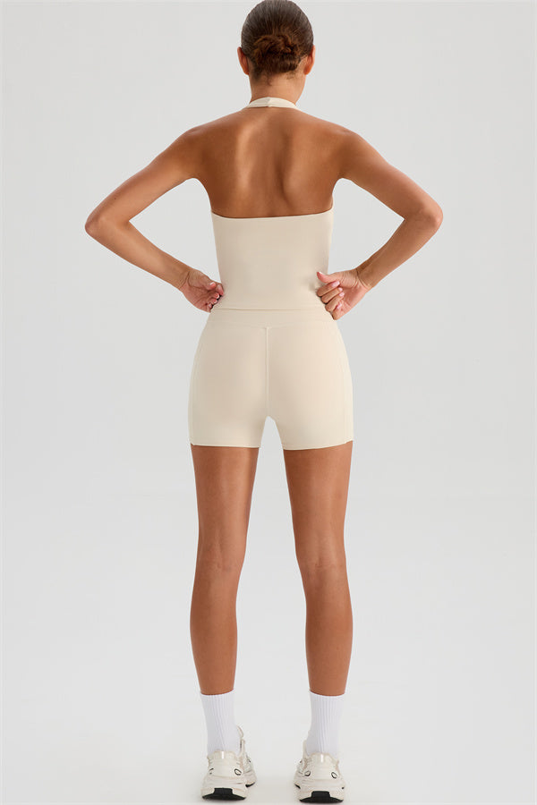 The Glee Halter Tank Top Shorts 2-Piece Set