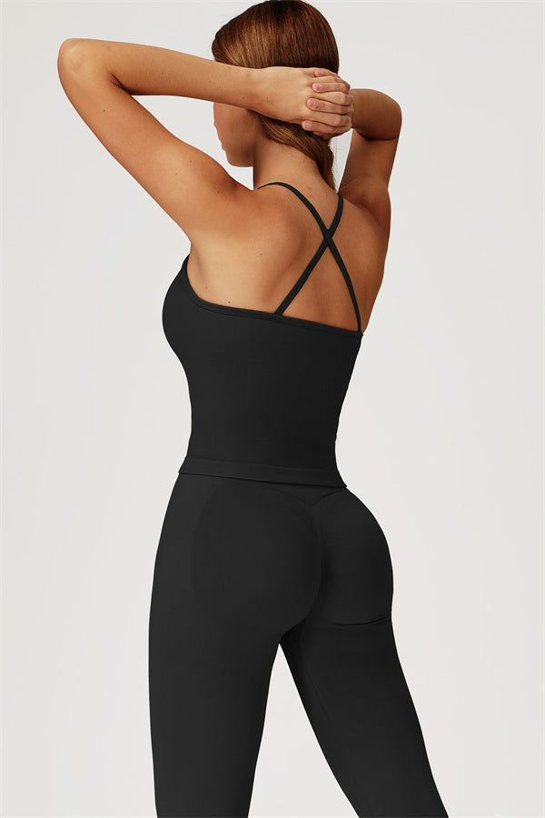 The Sculpt Crop Top Leggings 2-Piece Set