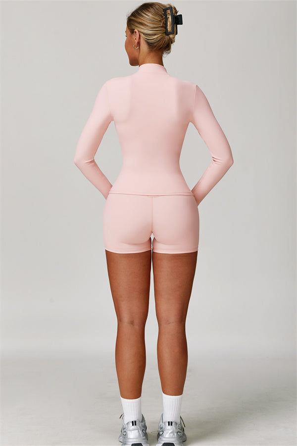 The Refresh Jacket Sports Bra Shorts 3-Piece Set