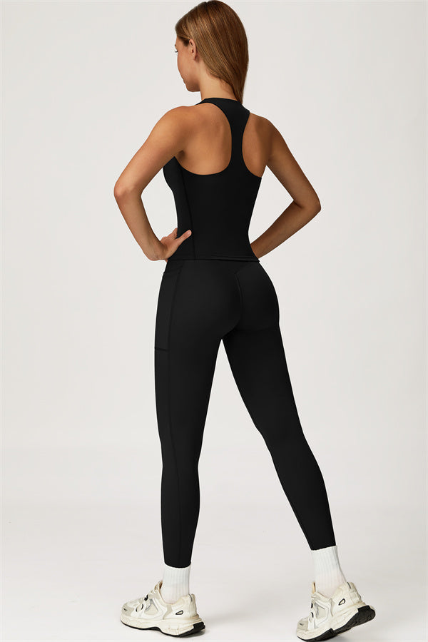 The Glacier Crop Tank Leggings 2-Piece Set