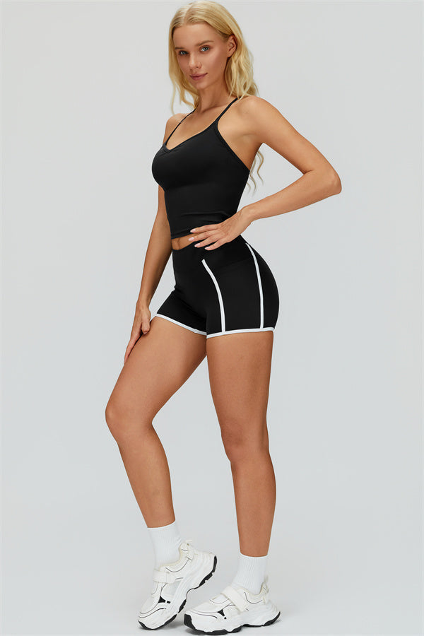 The Whisper Crop Top Shorts 2-Piece Set